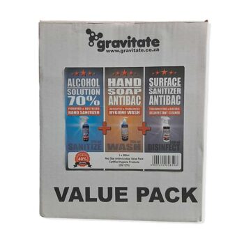 VALUE PACK RSA - HAND SOAP/SANITISER/SURFACE ANTIBAC/ ATOMIS