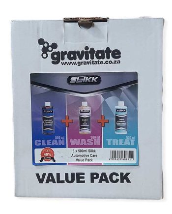 VALUE PACK SLIKK - WASH-WAX/ENGINE-CHASIS/TYRE-DASH + SPRAY