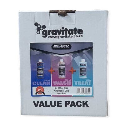 VALUE PACK SLIKK - WASH-WAX/ENGINE-CHASIS/TYRE-DASH + SPRAY - 