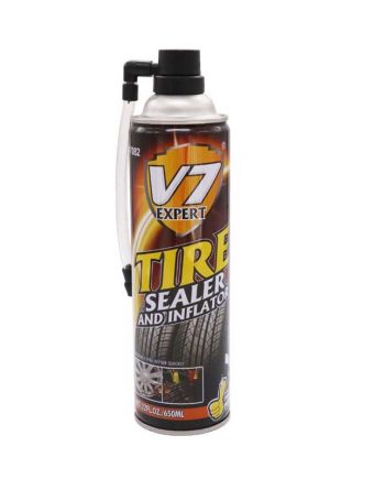 V7 TYRE SEALER INFLATOR 650ML AEROSOL V7082 EXPERT