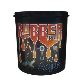 LIQUID RUBBER SEALANT BLACK AQUA 10LTR