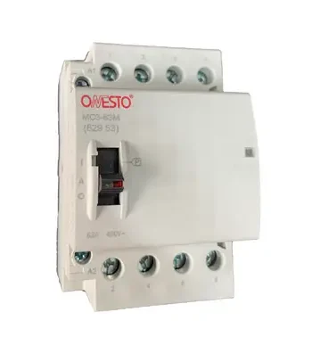 54mm Manual Overide Contactor - 4 NO Auxiliary - 4 Pole