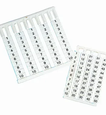 Terminal symbol marker - 10 Markers per strip