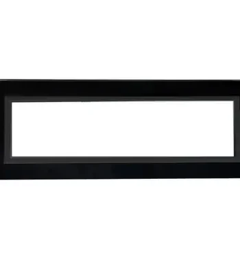 8 Lever Black Glass & Black Bezel Cluster + Box