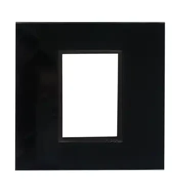 4 X 4 Yokes Black Glass