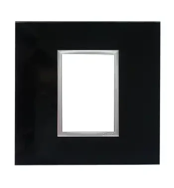 4 X 4 Yokes Black Glass