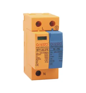 2 MODULE SURGE ARRESTORS 40kA