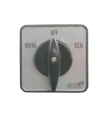 3P Change Over Switch Panel Mounting