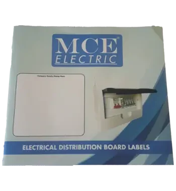 Distribution Board Label Book