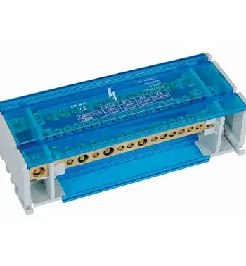 Multi Pole Distribution Block - Din Rail Mount