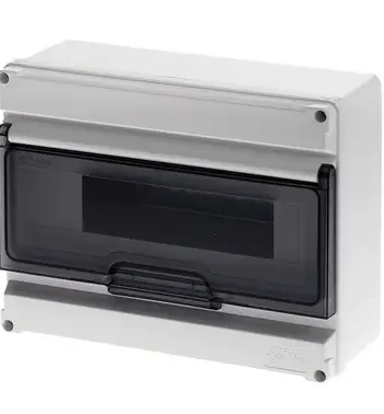 Surface Distribution Board with Smoky Door