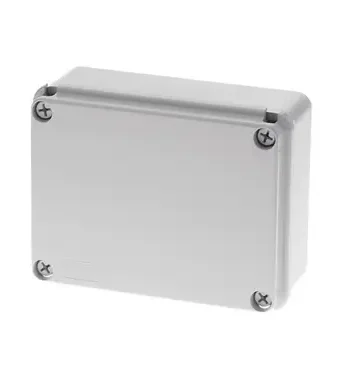 Enclosure with grey lid