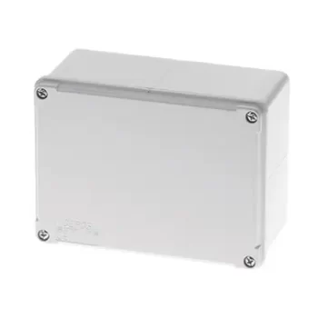 Enclosure with grey lid