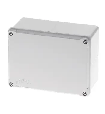 Enclosure with grey lid