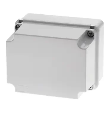 Enclosure with grey lid