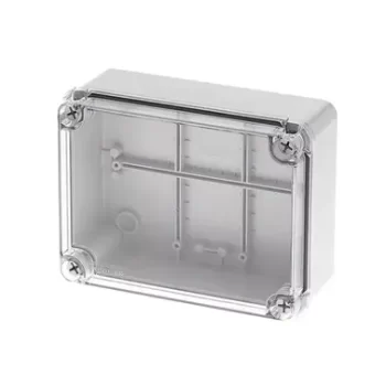 Enclosure with transparent lid