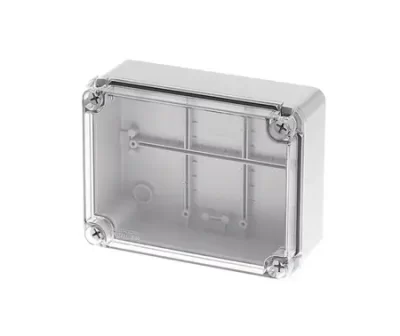 Enclosure with transparent lid - 