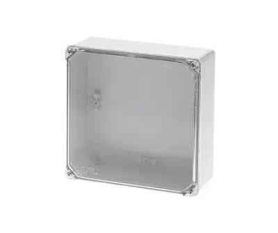 Enclosure with transparent lid - 