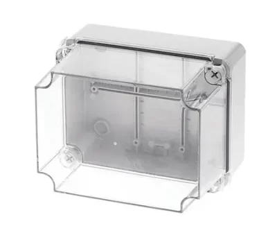 Enclosure with transparent lid - 