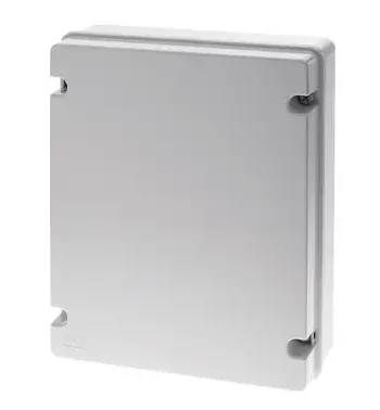 Enclosure with grey lid