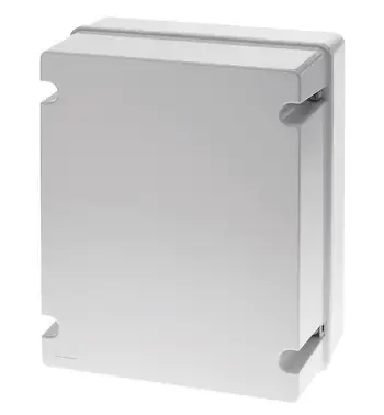 Enclosure with grey lid