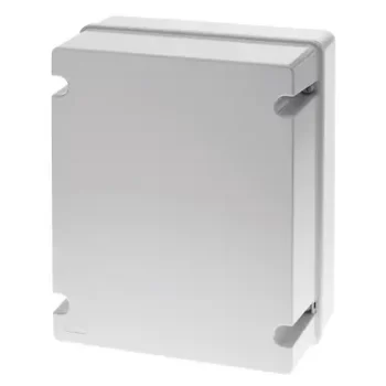 Enclosure with grey lid