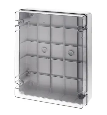 Enclosure with transparent lid