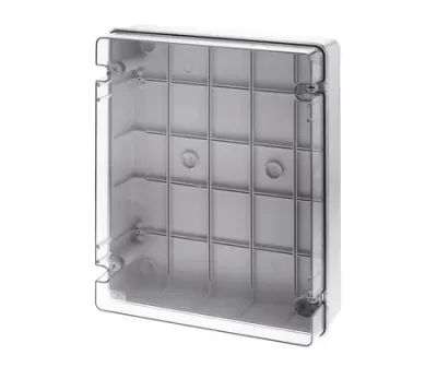 Enclosure with transparent lid - 