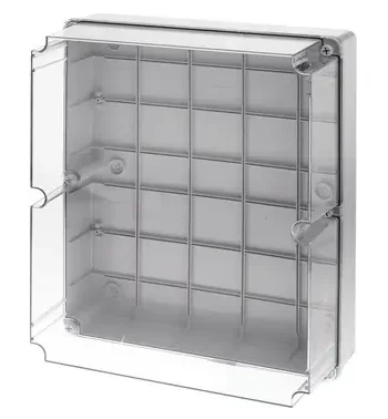 Enclosure with transparent lid