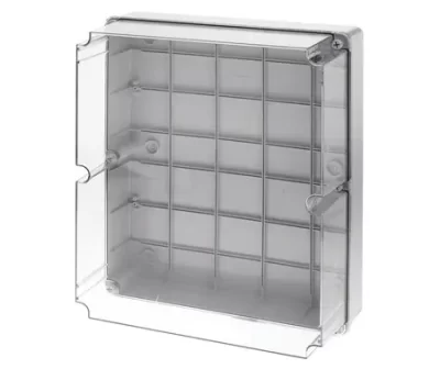 Enclosure with transparent lid - 