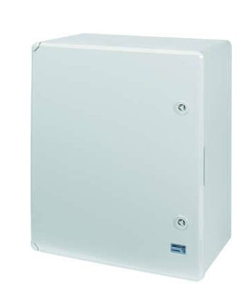 Enclosure with grey lid