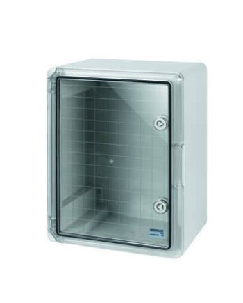 Enclosure with transparent lid