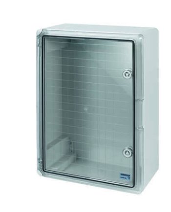 Enclosure with transparent lid