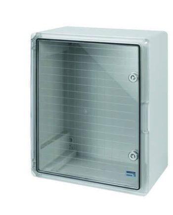 Enclosure with transparent lid