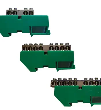 Clip On Din Rail Earth Bar