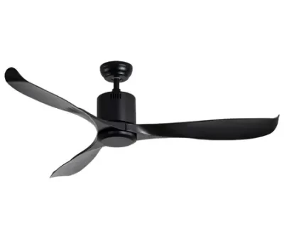 Ariosa Dc 3 Blade Ceiling Fan Without Light Black - 