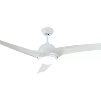 Miran 3 Blade Ceiling Fan Wht Incl 18Wled Light&Rem