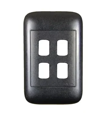 4X2 4Lever Black Yoke and Surround