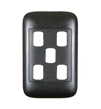 4X2 5Lever Black Yoke and Surround