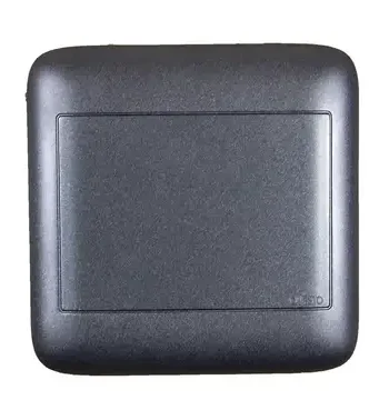 4X4 Black Blank Cover