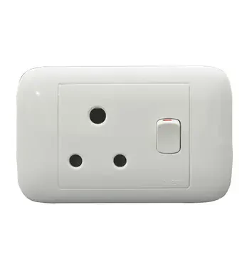 4X2 Single Switched Socket (Hzl)
