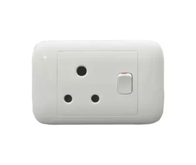 4X2 Single Switched Socket (Hzl) - 