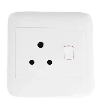4X4 Single Switched Socket