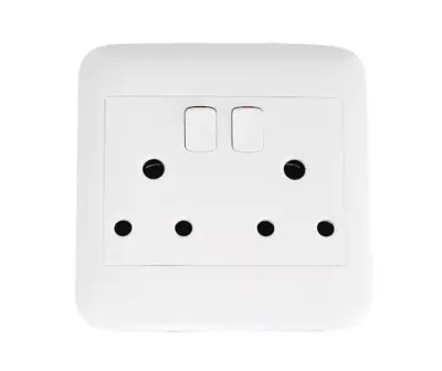 4X4 Double Switched Socket - 