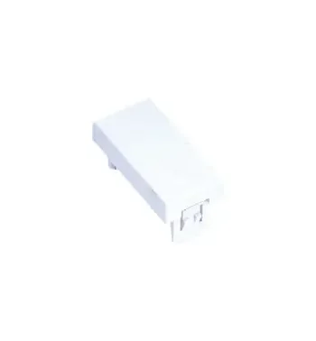 White Single Module Adaptor - 