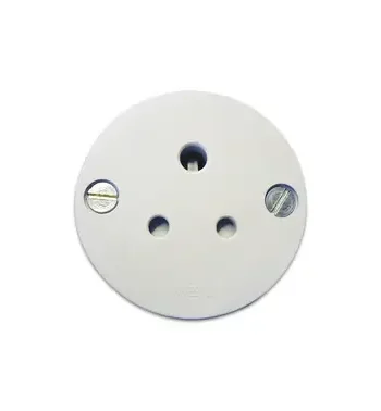 6A Round Flush Socket - 