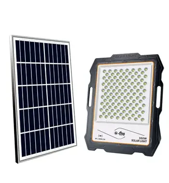 Black Solar Floodlight