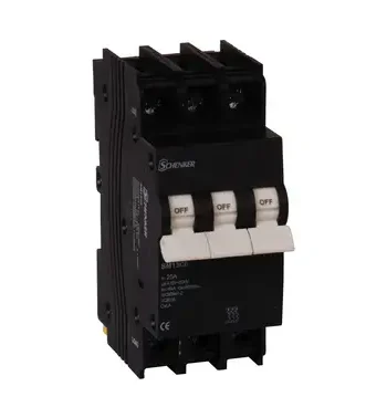 13mm Triple Pole C Curve 3kA Circuit Breaker