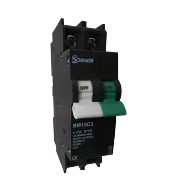 13mm Single Pole C Curve 3kA + Neutral Circuit Breaker