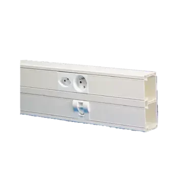 125X50X2 2 Compartmentwhite Trunking - 